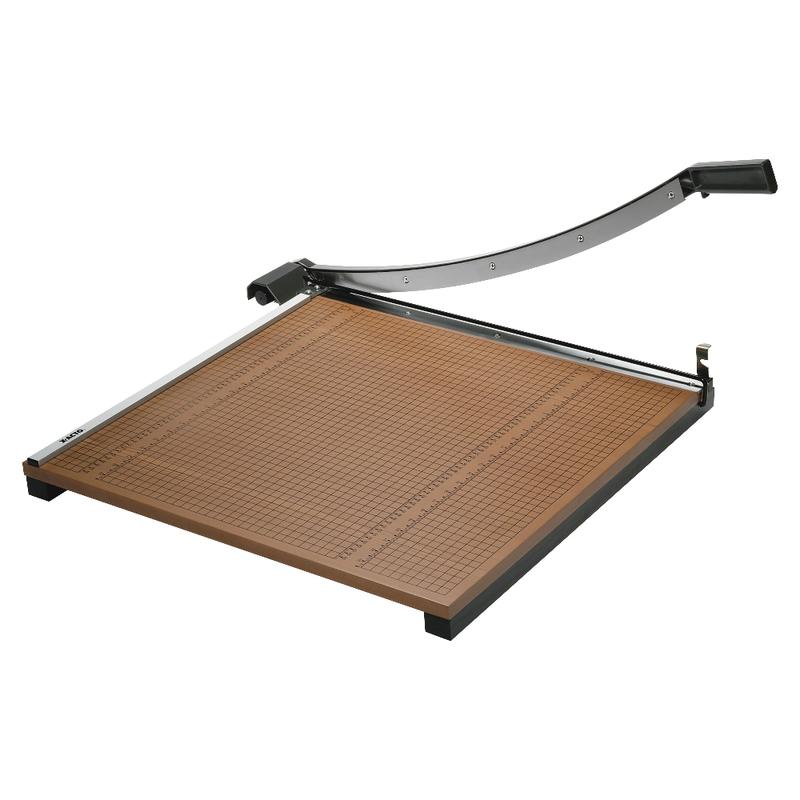 X-ACTO Commercial Wood-Base Guillotine Trimmer, 24in, Brown/Black MPN:26624