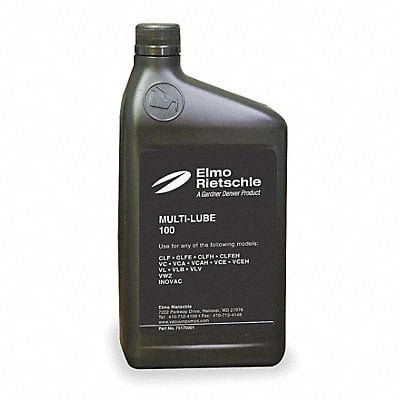 Vacuum Pump Oil 1 qt Bottle MPN:75175001