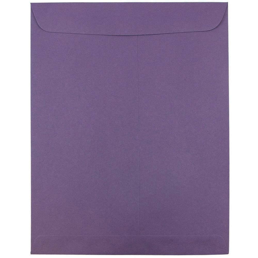 JAM Paper Open-End 10in x 13in Catalog Envelopes, Gummed Closure, Dark Purple, Pack Of 25 MPN:1287032