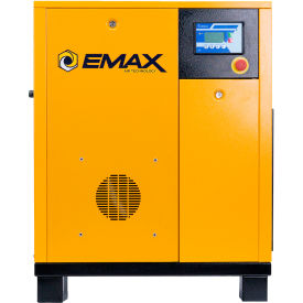EMAX ERV0100001 10HP Rotary Screw Compressor Tankless 145 PSI 45 CFM 1PH 208/230V ERV0100001