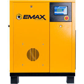 EMAX ERV0200001 20HP Rotary Screw Compressor Tankless 145 PSI 86 CFM 1 PH 208/230V ERV0200001