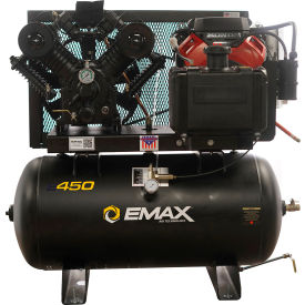 EMAX EGES1860ST 18HP Fleet Gas Compressor 60 Gallon 175 PSI 39CFM Honda Electric/Recoil EGES1860ST