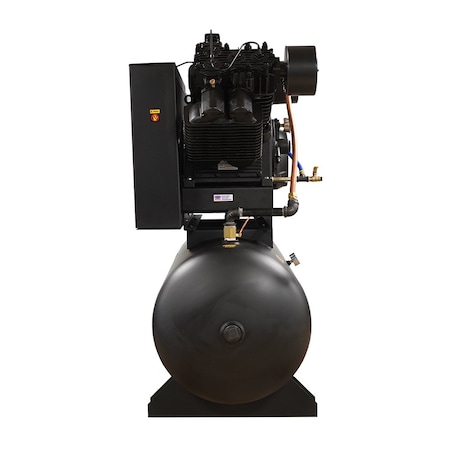EP 25HP Horizontal 120 Gallon Air Compressor, 3 Phase MPN:EP25H120V3
