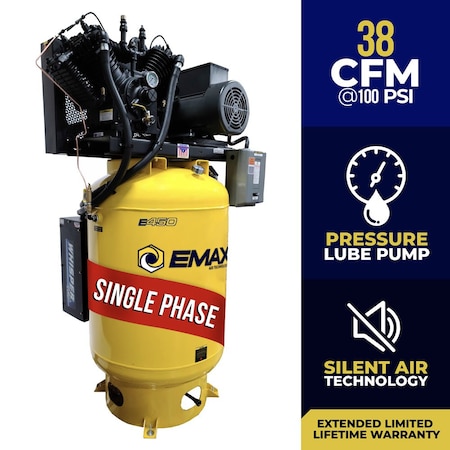 ESP 10HP Vertical 120 Gallon Air Compressor, 1 Phase MPN:ESP10V120V1