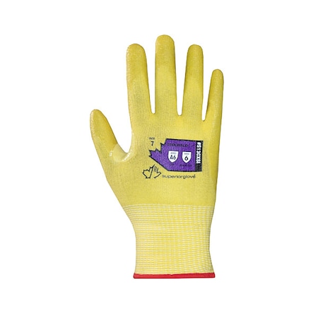 Work Gloves, Cut Level A6, Dipped, Silicone, Texture, S 1 PR MPN:S13CXSI-7