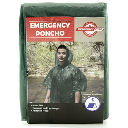 Emergency Poncho, Green MPN:103G