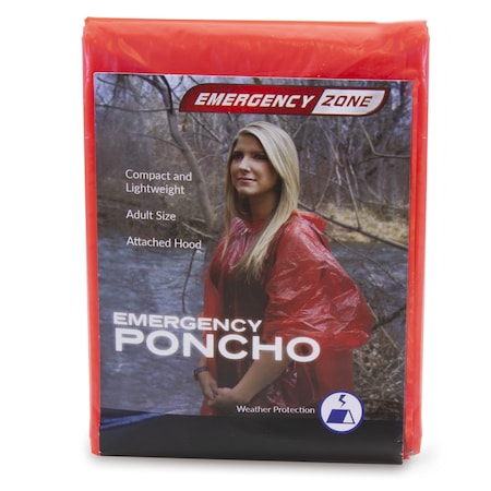 Emergency Poncho, Red MPN:103R