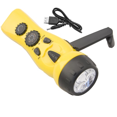 Yellow Dynamo Radio/Flashlight/Charger MPN:518