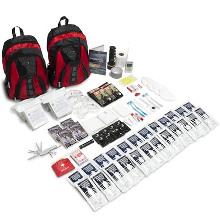 Essentials Complete Kit, 4 Person, Red Backpack MPN:860-4RA