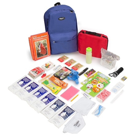 Keep-Me-Safe Children's Survival Kit, Royal Blue Backpack MPN:864-RB