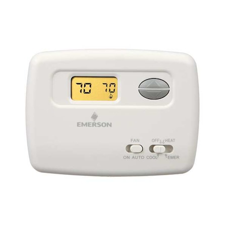 Thermostat, 2 H, 1 C, Hardwired, 24VAC MPN:1F79-111