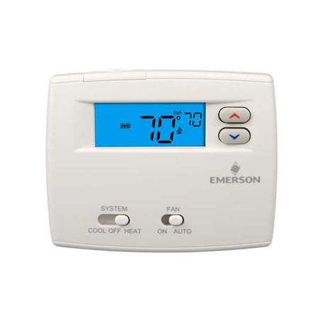 Blue Series 2 Thermostats, 1 H, 1 C, Hardwired/Battery, 24VAC MPN:1F86EZ-0251