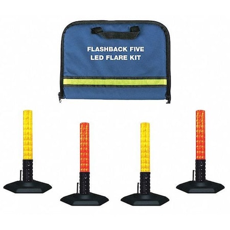 LEDFlare, NonSpikeStand, Amber/Red, 72hr MPN:2024