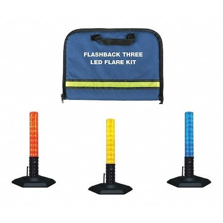 LED Flare, Non Spike Stand, Amber, 72 hr MPN:3080