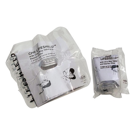 CPR Lifeshield, Plastic Bag, 1 Components, 1 People Served MPN:472