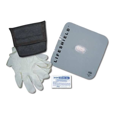 CPR Lifeshield, Nylon Holster, 4 Components, 1 People Served MPN:474
