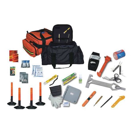 Response Kit, Nylon Bag, 83 Components, 3 People Served MPN:479