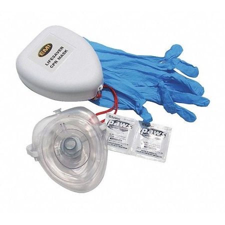 CPR Mask, Plastic Clamshell, 5 Components, 1 People Served MPN:491