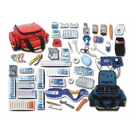 Response Kit, Nylon Bag, 116 Components, 4 People Served MPN:836
