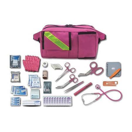Trauma Kit, Nylon Bag, 80 Components, 2 People Served MPN:855