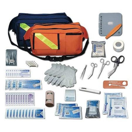 Trauma PAC, Nylon Bag, 74 Components, 3 People Served MPN:858