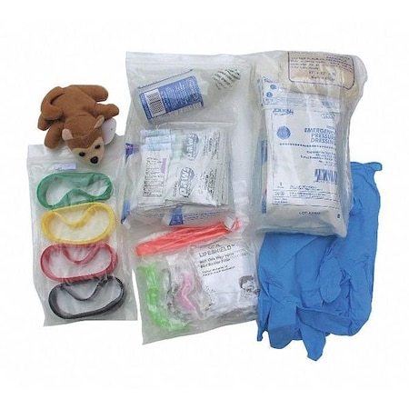 Child Response Refill Kit, Plastic Poly Bag, 62 Components, 2 People Served MPN:889