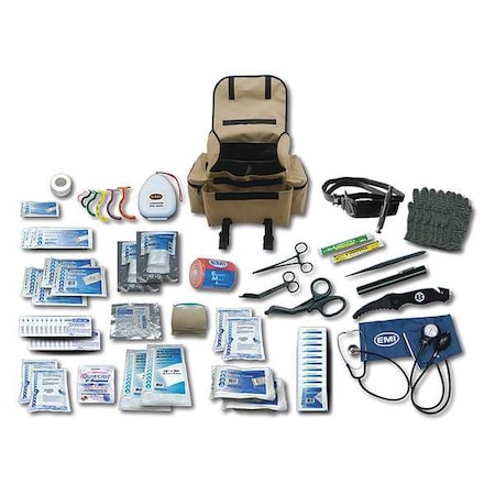 Response Kit, Nylon Bag, 71 Components, 4 People Served MPN:9120