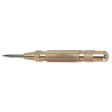 Standard Punch, Aluminum, 5 in L, 5/8 in W, Brass MPN:1076