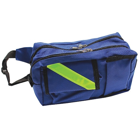 Fanny Pack, Nylon, Navy, 10 in L x 6 in W x 5 in H MPN:450 NAVY BLUE