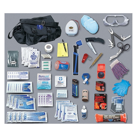 Search and Rescue Basic Kit, 7 in W, Black MPN:508