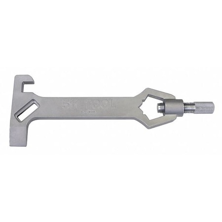 Rescue Tool, Steel, 13 3/4 in L, Silver MPN:511