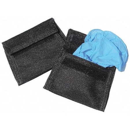 Glove Case, Cordura Nylon, 4 in L, 3 in W, Black MPN:602
