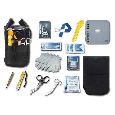 First Response Holster Set, Nylon, 5 in L, 3 in W, Black MPN:688