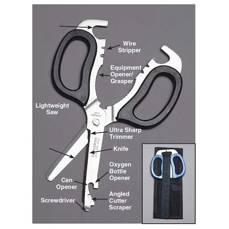 Multipurpose Shear, Black, 8-3/4