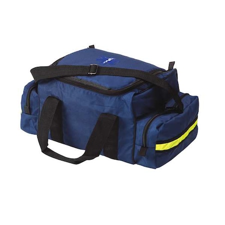 Trauma Bag, Cordura Nylon, 20 in L, 12 1/2 in W, Blue MPN:804