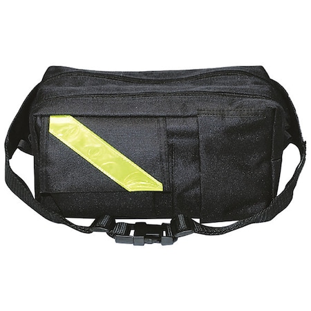 Fanny Pack, Nylon, Black, 10 in L x 6 in W x 5 in H MPN:825 BLACK