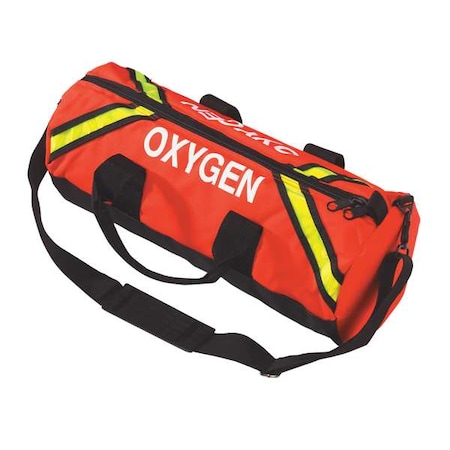 Oxygen Response Bag, Nylon, 21 in L, 9 1/2 in W, Orange MPN:844