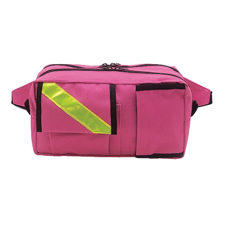 Rescue Fanny Pack, Nylon, 10 in L, 6 in W, Pink MPN:9147