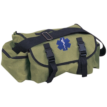 Response Bag, Cordura Nylon, 10 in L, 17 in W, Green MPN:9312