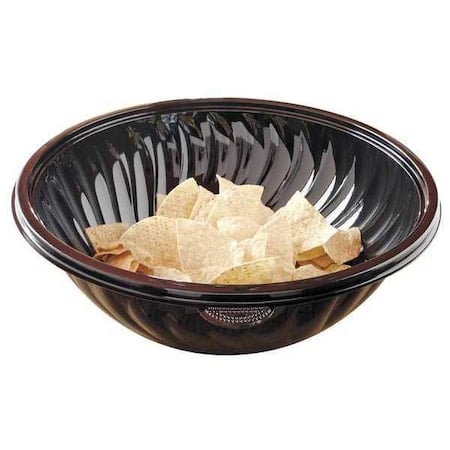 PET Bowl, PrepServe, 16in, 320oz, Black, PK25 MPN:EMI-PTB320-16B