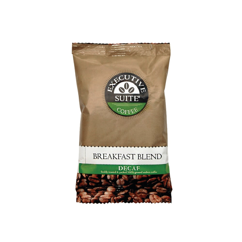 Executive Suite Coffee Single-Serve Coffee Packets, Decaffeinated, Breakfast Blend, Carton Of 42 (Min Order Qty 2) MPN:442B