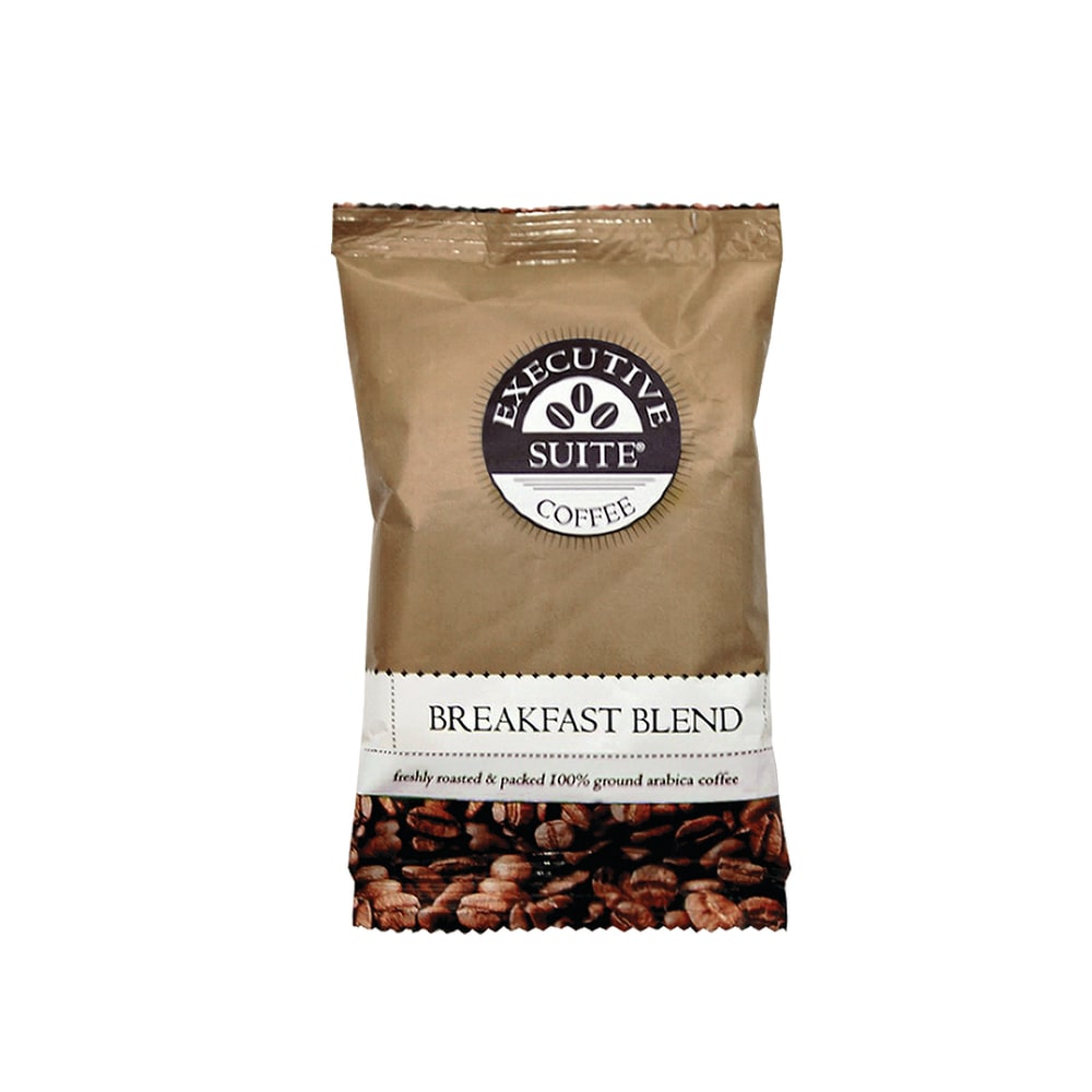 Executive Suite Coffee Single-Serve Coffee Packets, Medium Roast, Breakfast Blend, Carton Of 42 (Min Order Qty 3) MPN:542B