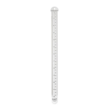 Hook Ruler, Stainless Steel, 12