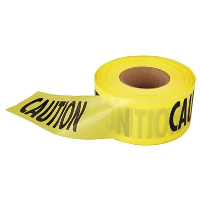 Econo Grade Caution Tape-Yellow w/Black Print MPN:71-1001