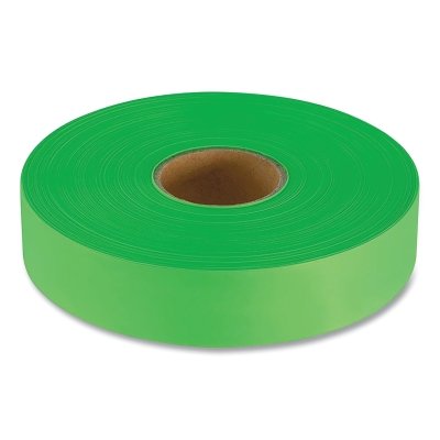 600 FT. X 1 IN. Lime Green Flagging Tape MPN:77-061