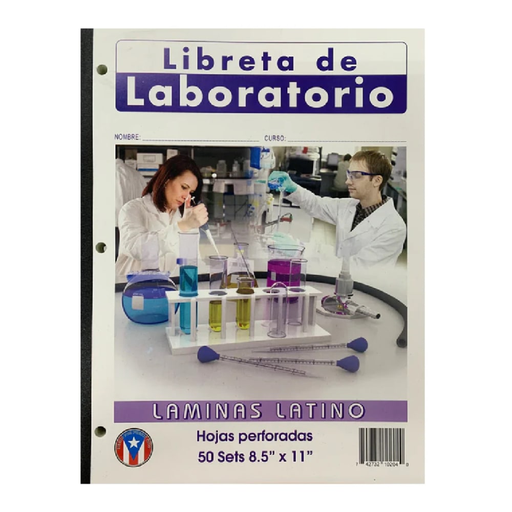 Impresos Taino Laboratory Notebook, 8-1/2in x 11in, 50 Sheets, White MPN:LLB-C