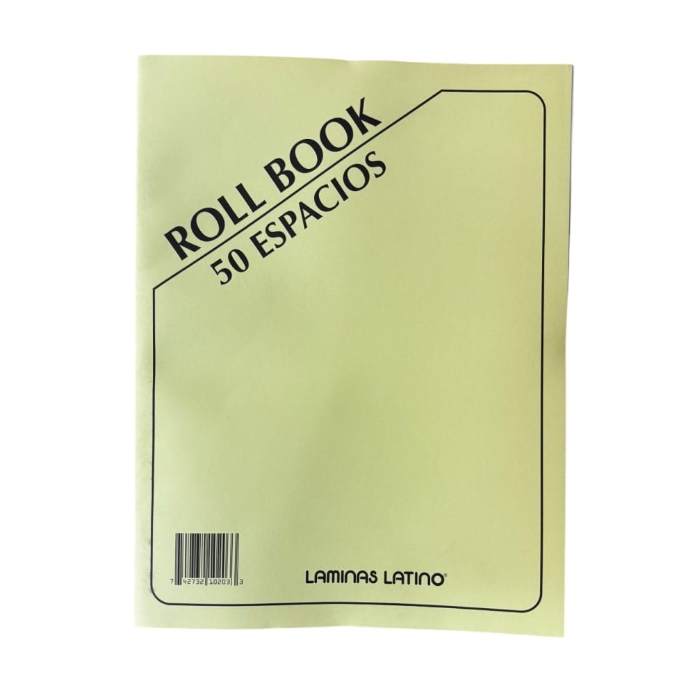 Impresos Taino Teacher Attendance Record Book, 8-1/2in x 11-3/4in, Yellow MPN:LLR-41