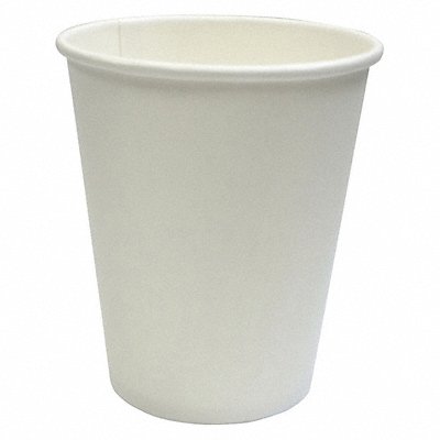 Paper Hot Cup 8oz. White PK1000 MPN:EHC8-W