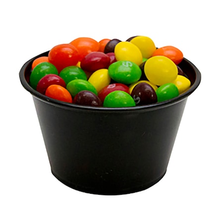 Plastic Portion Cup, 3.25oz., Black, PK2500 MPN:EPC325B