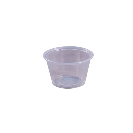Plastic Portion Cup, 4oz., Clear, PK2500 MPN:EPC400